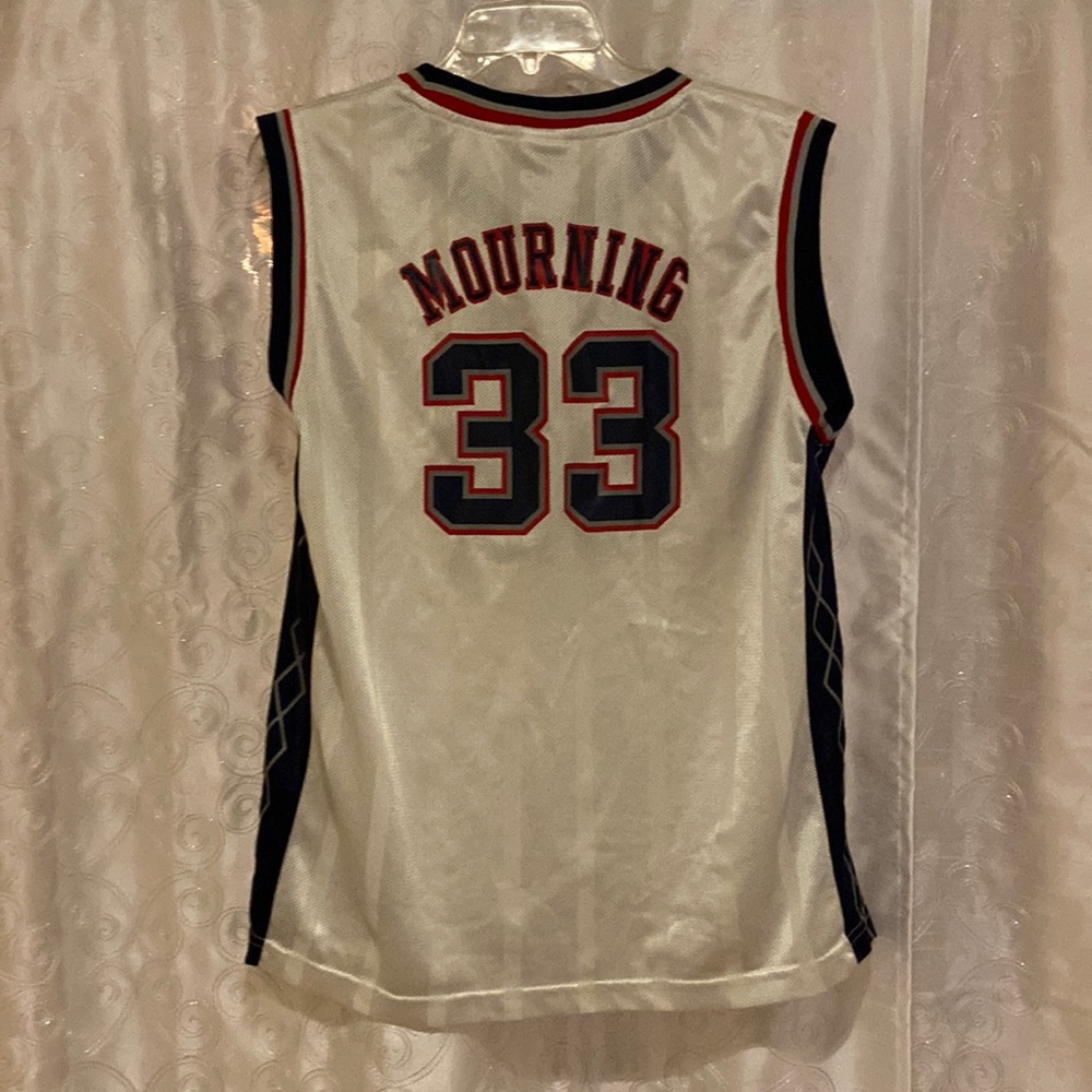 Reebok Authentics New Jersey Nets Alonzo Mourning Jersey Size Youth XL (18-20)🔥